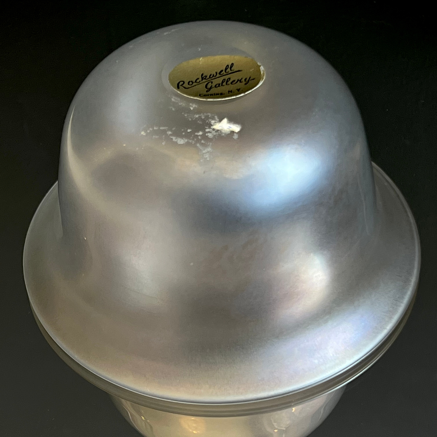 Carder Era Steuben Iridescent “Verre de Soie” Finger Bowl