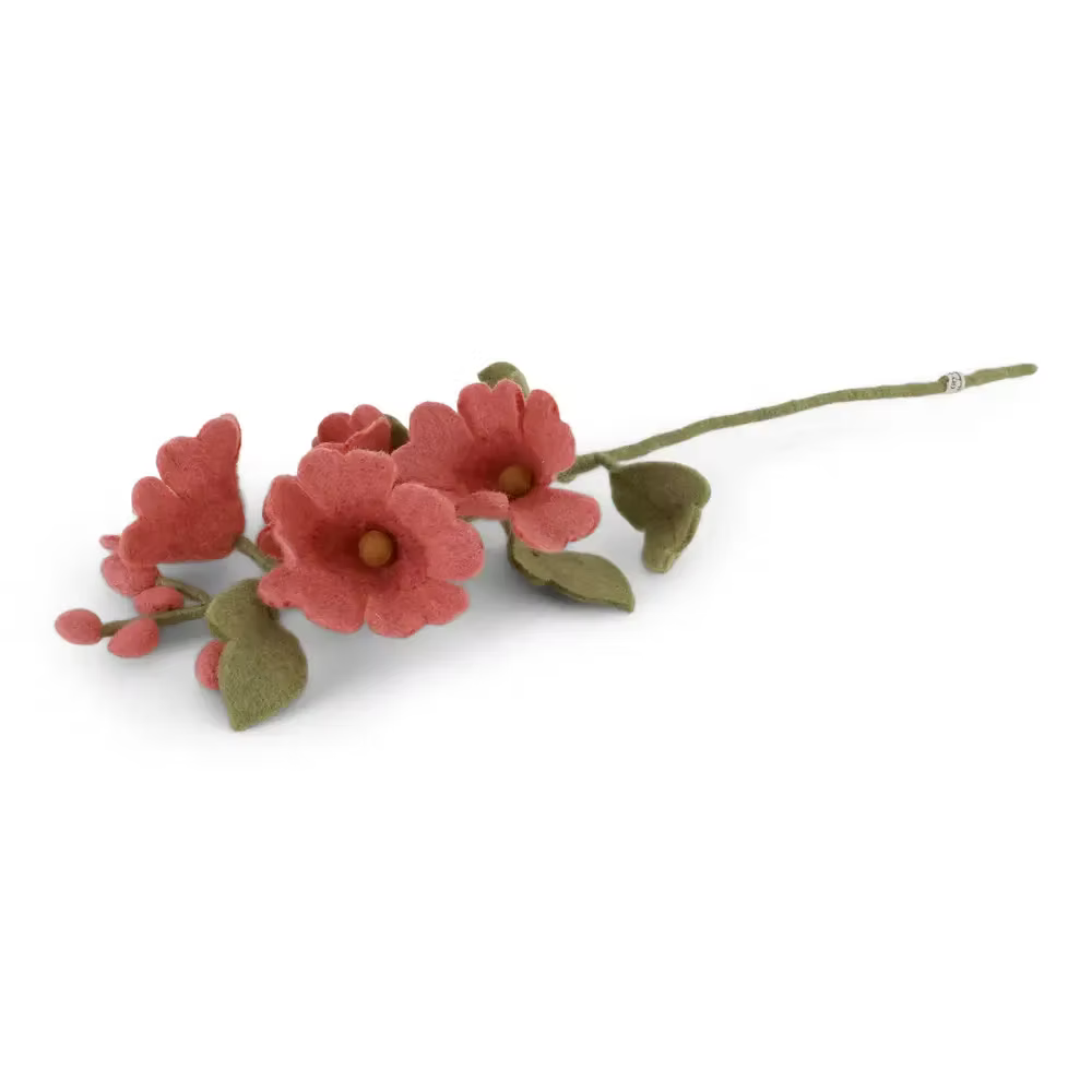Gry & Sif Felt Hollyhock - Dusty Red