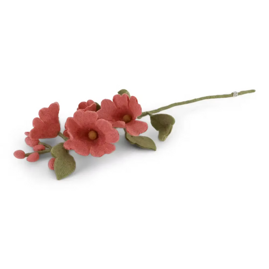 Gry & Sif Felt Hollyhock - Dusty Red