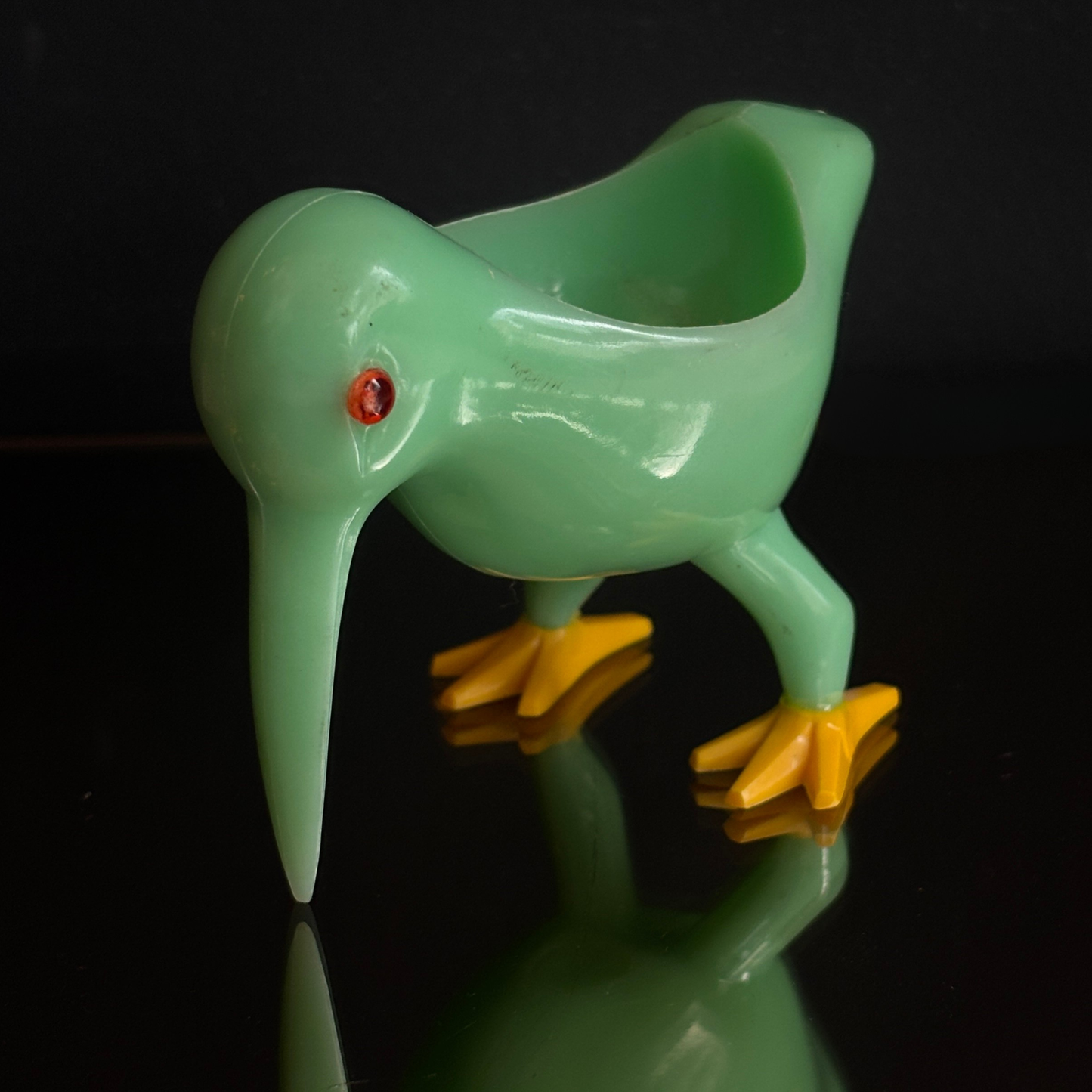 Vintage Plastic Kiwi Bird Egg Cups