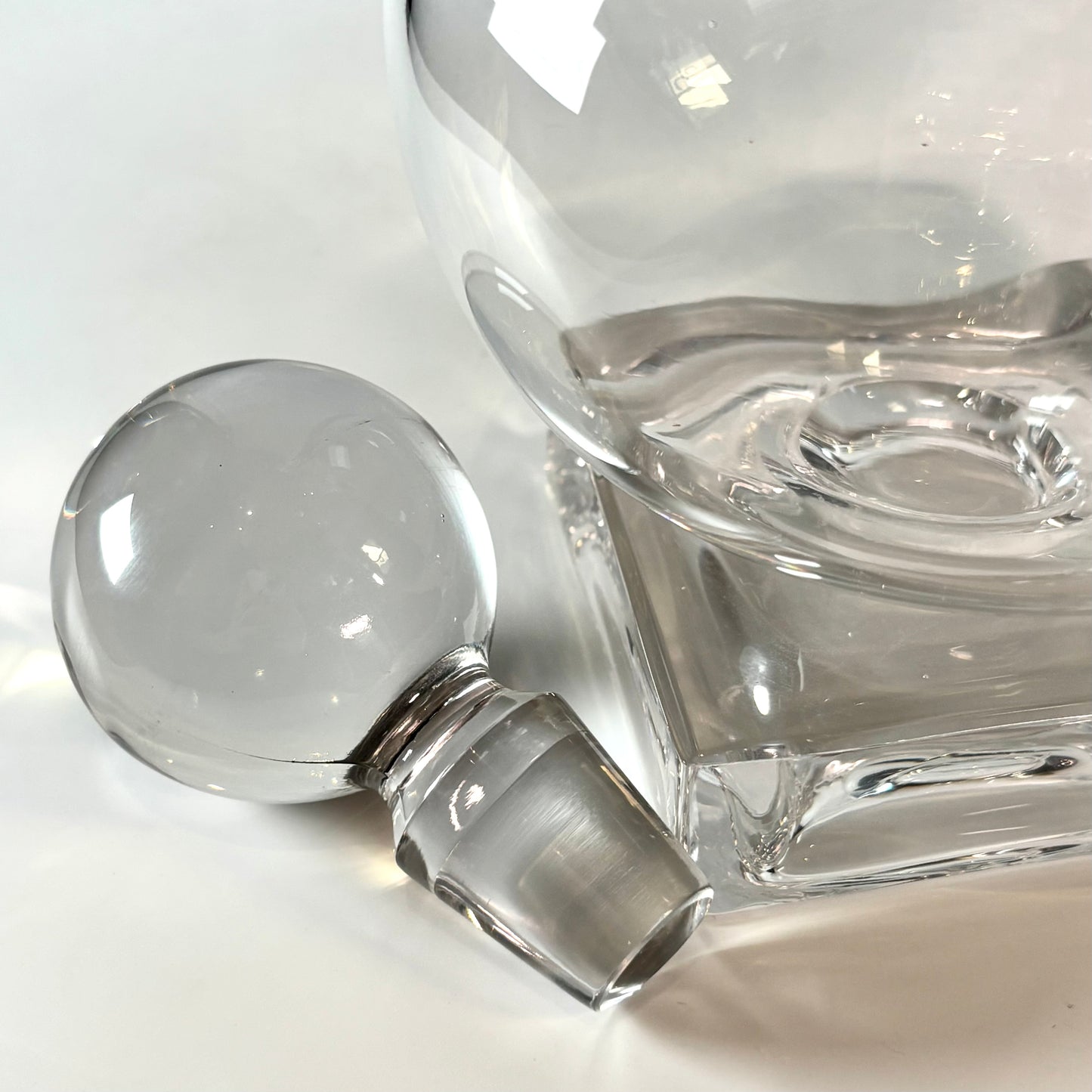 Vintage Art Deco Lead Crystal Decanter