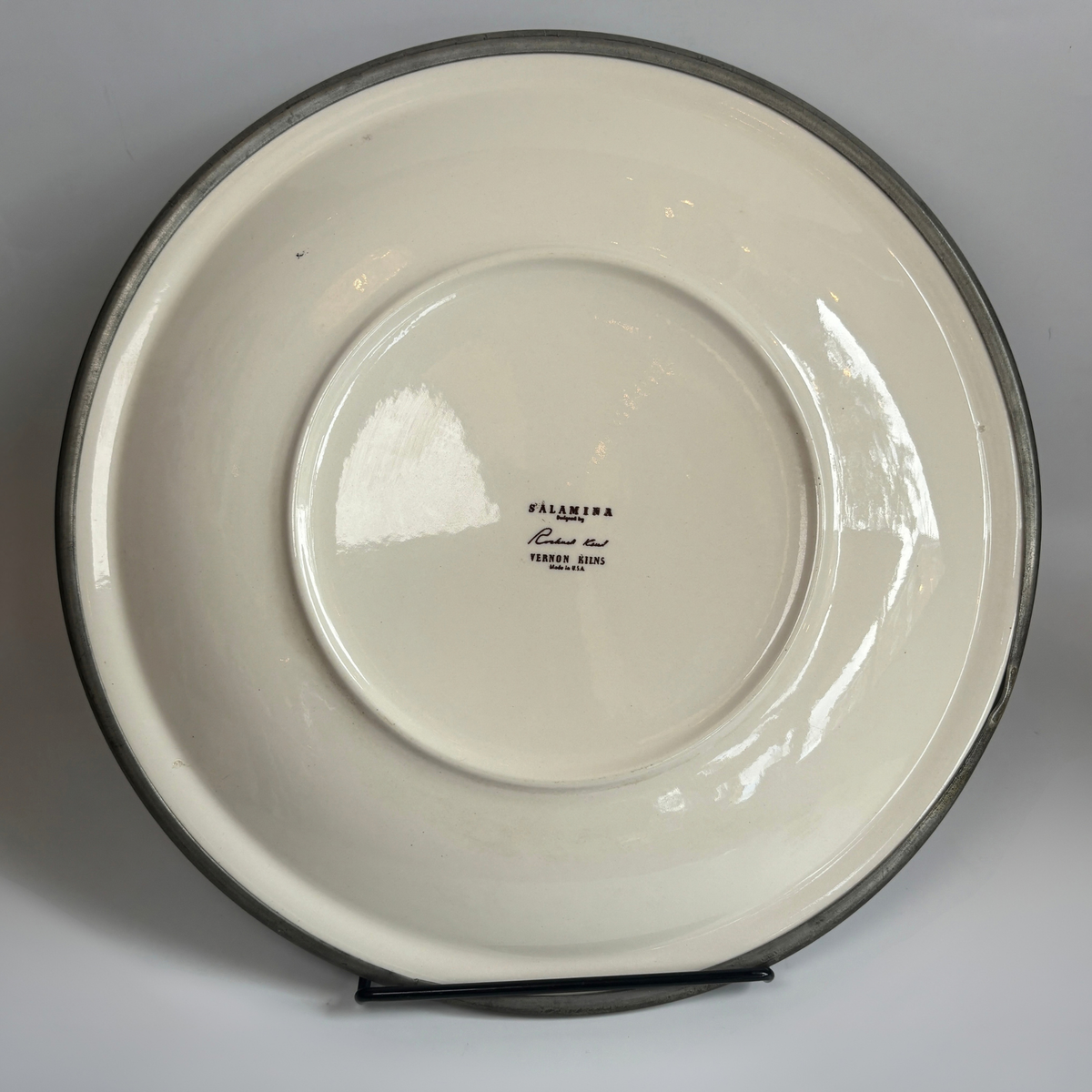 Vintage Rockwell Kent Vernon Hills Salamina Serving Platter