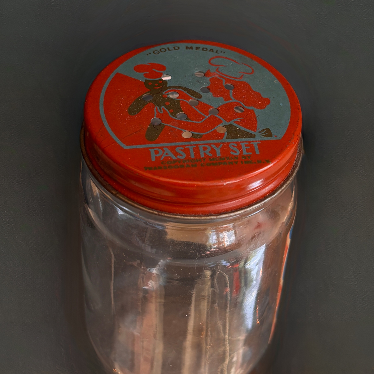 Vintage 1945 "Gold Medal" Sugar Jar