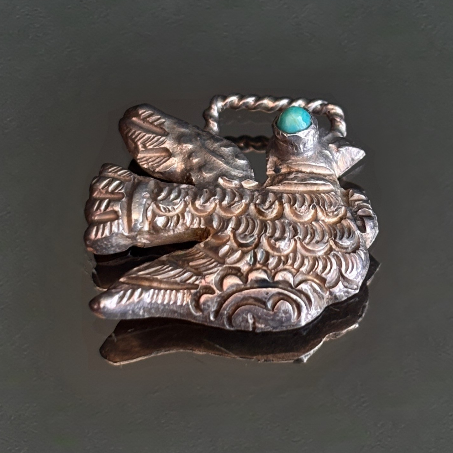 Vintage MATL Matilde Poulat Mexican Silver Bird Terminal (Single)
