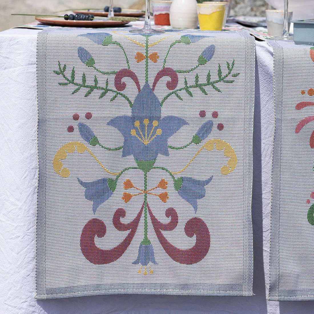 Ekelund Lindas Blaklocka Kitchen Towel