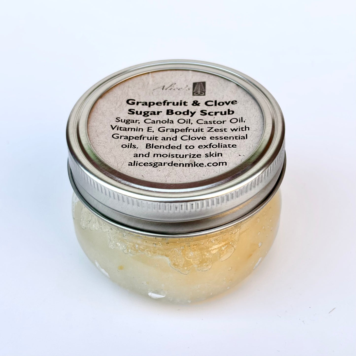 Alice's Garden Grapefrut & Clove Sugar Body Scrub