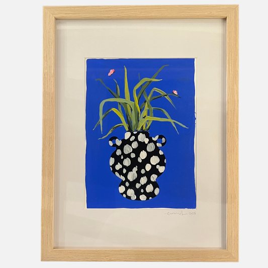 Emma Daisy - "Black & White Vase"