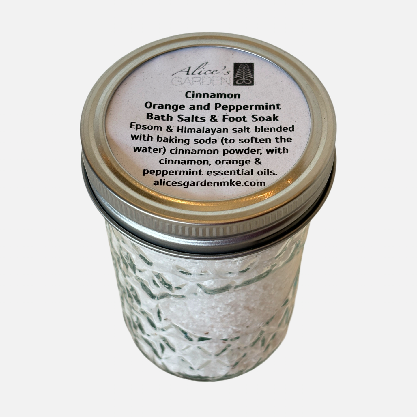 Alice's Garden Cinnamon, Orange & Peppermint Bath Soak