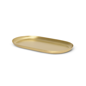 Ferm Living Basho Tray, Brass, Oval