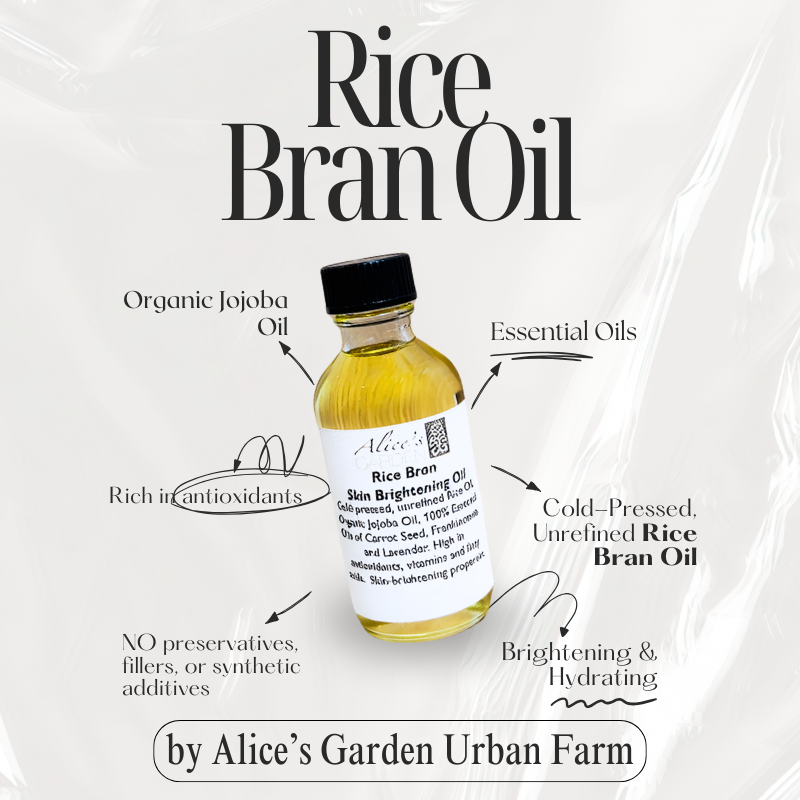 Alice's Garden Rice Bran Skin Brightening Oil