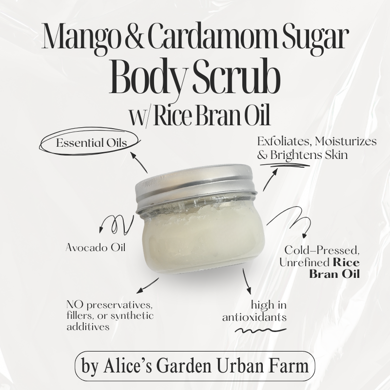 Alice's Garden Cardamom & Mango Body Scrub