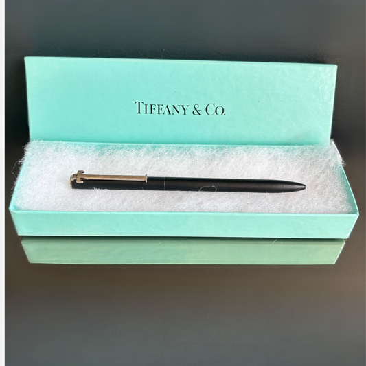 Vintage Tiffany & Co Sterling “T” Pen (Black)