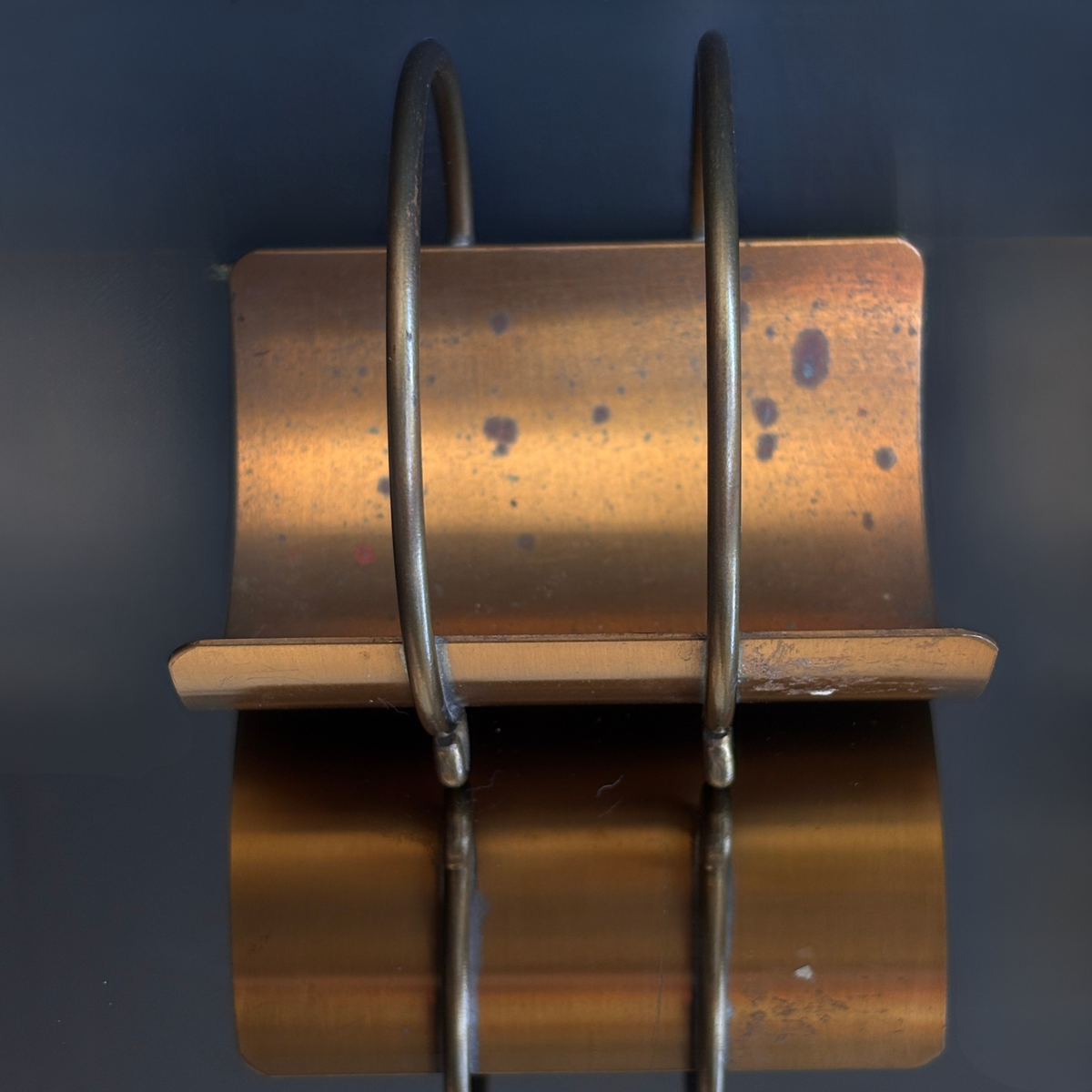 Vintage Revere Copper & Brass Matchstick Holder