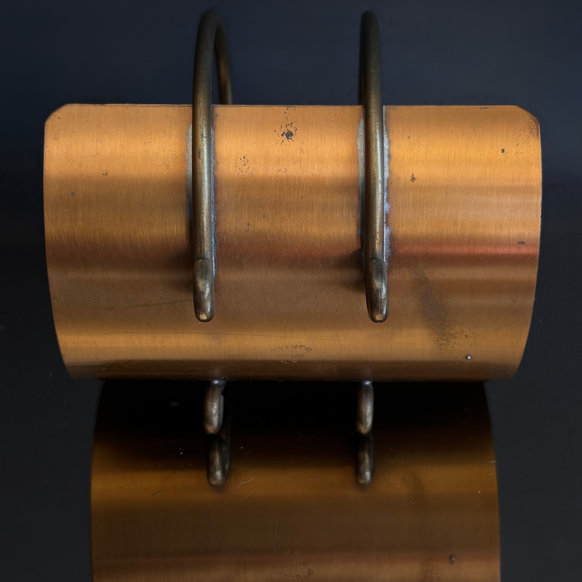 Vintage Revere Copper & Brass Matchstick Holder