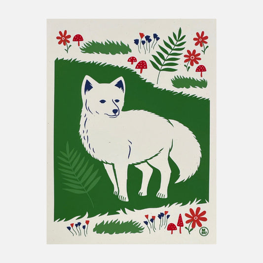 Billy Judge Baldus "Arctic Fox" Scandinavia Screenprint