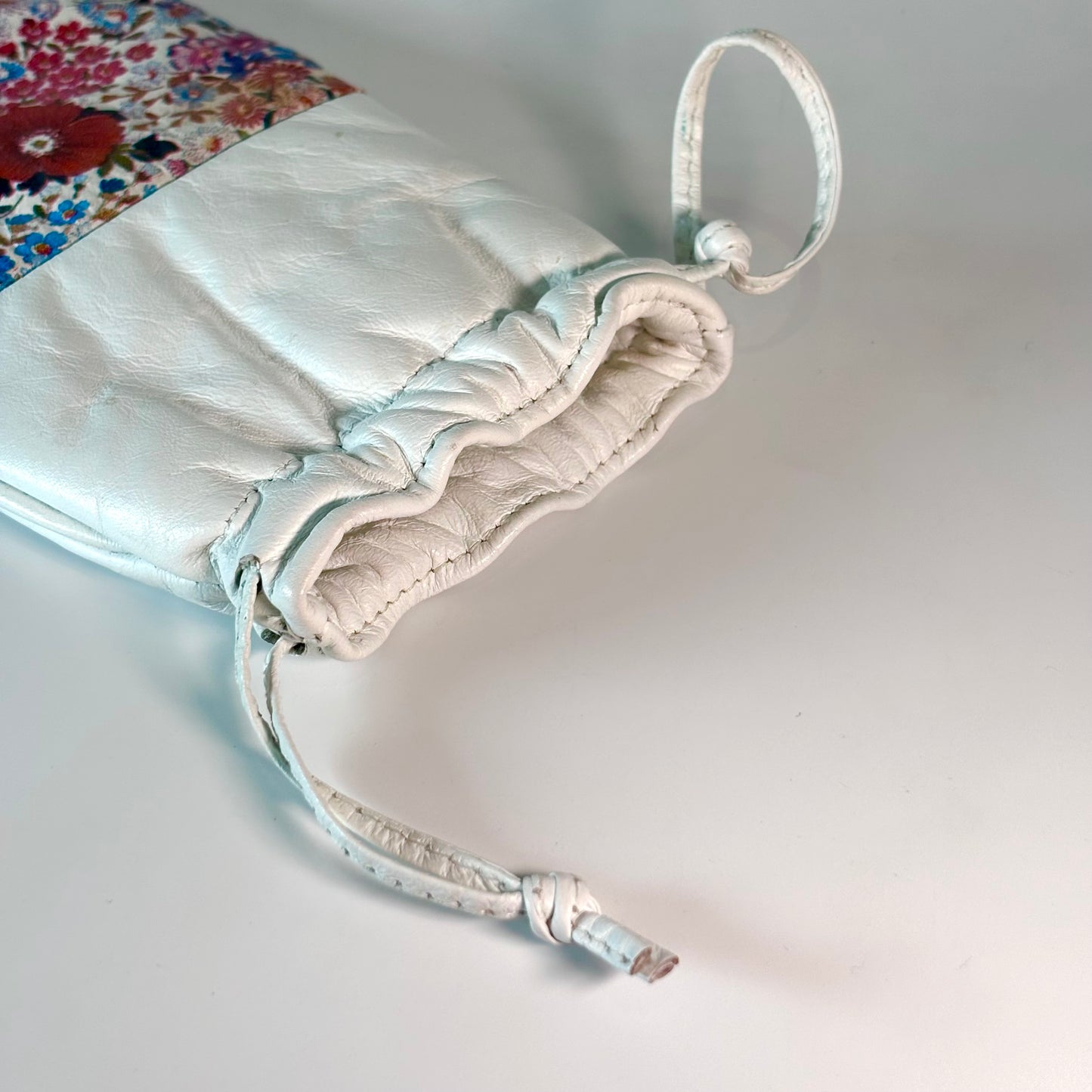 Vintage Retro Floral Printed Leather Pouches