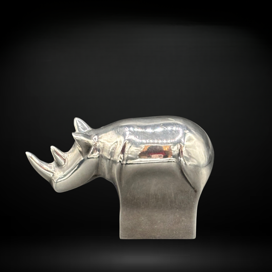 Vintage Dansk Rhino Paperweight