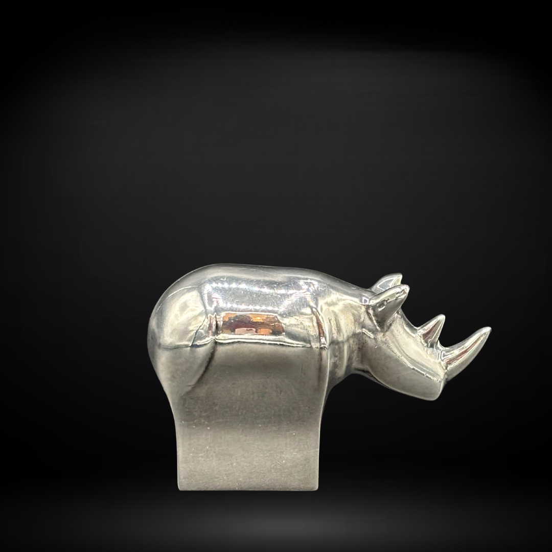 Vintage Dansk Rhino Paperweight