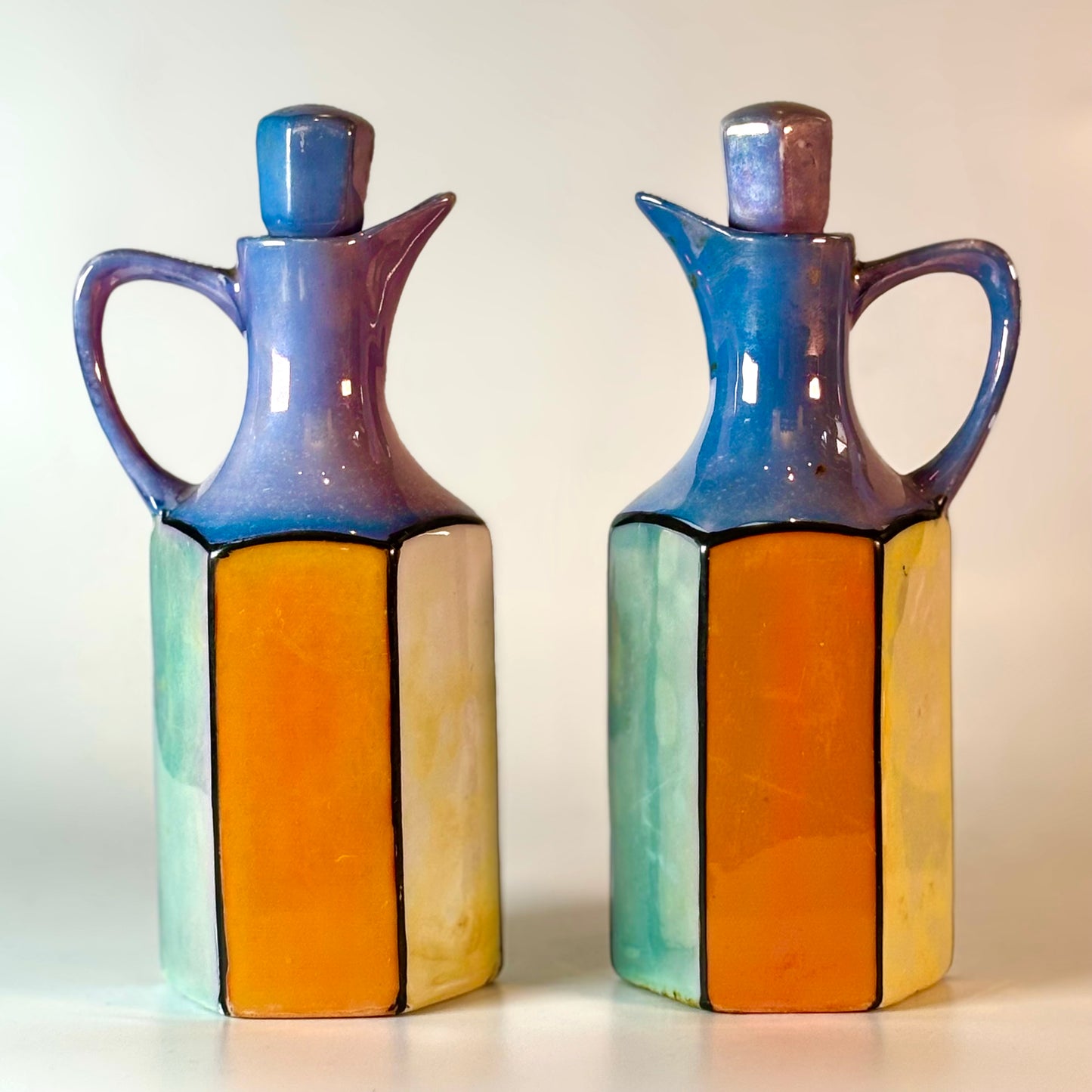 Vintage Art Deco Chicago Worlds Fair Condiment Set