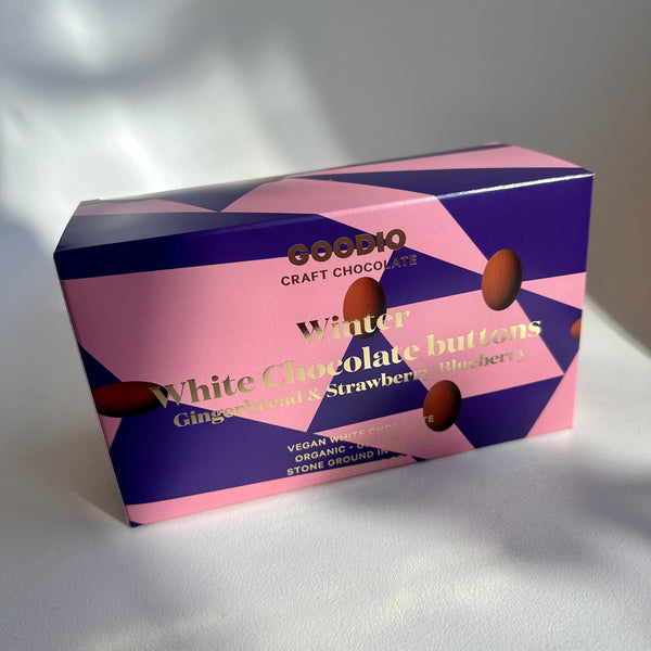 Goodio White Winter Chocolate Buttons