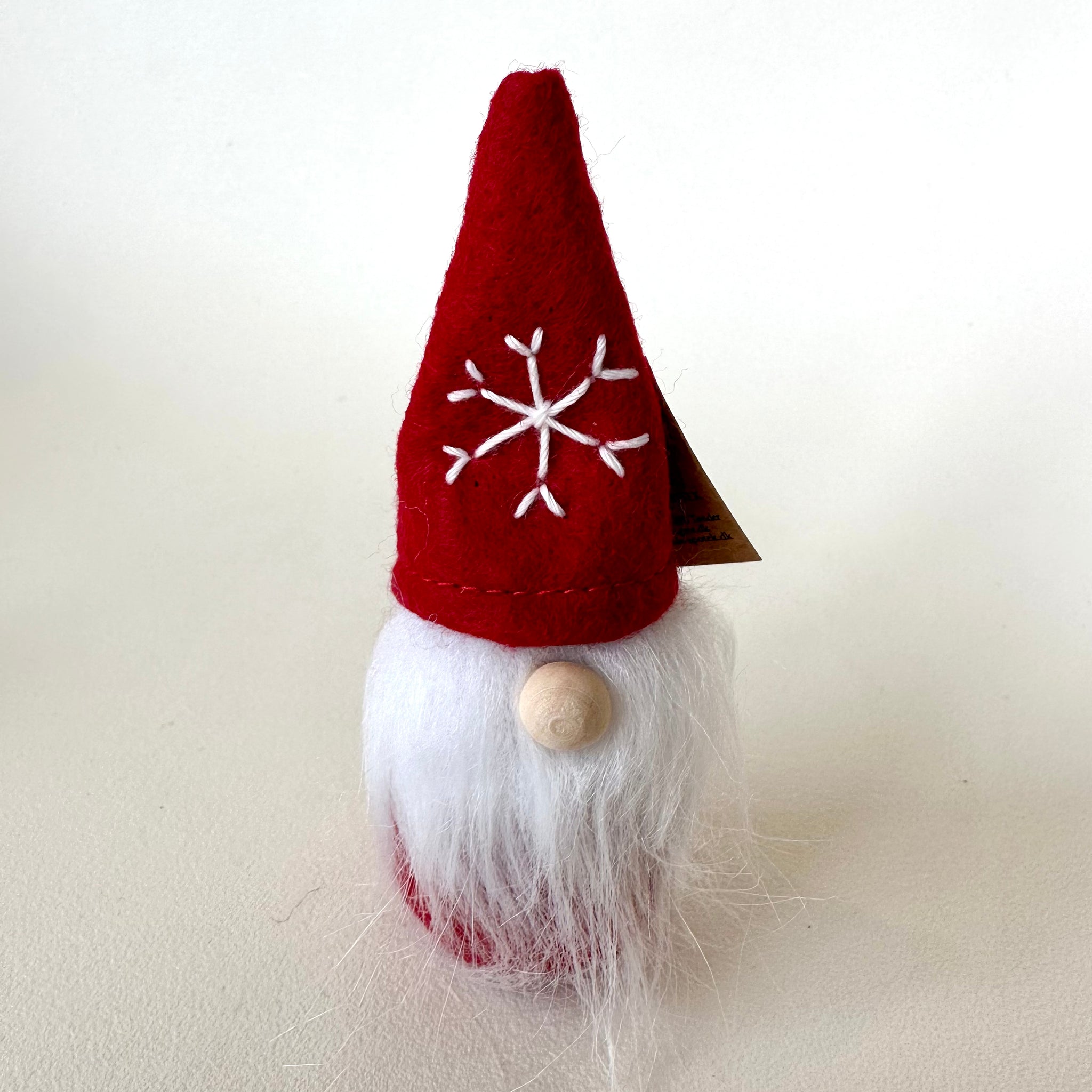 Small Gnome with Snowflake Hat