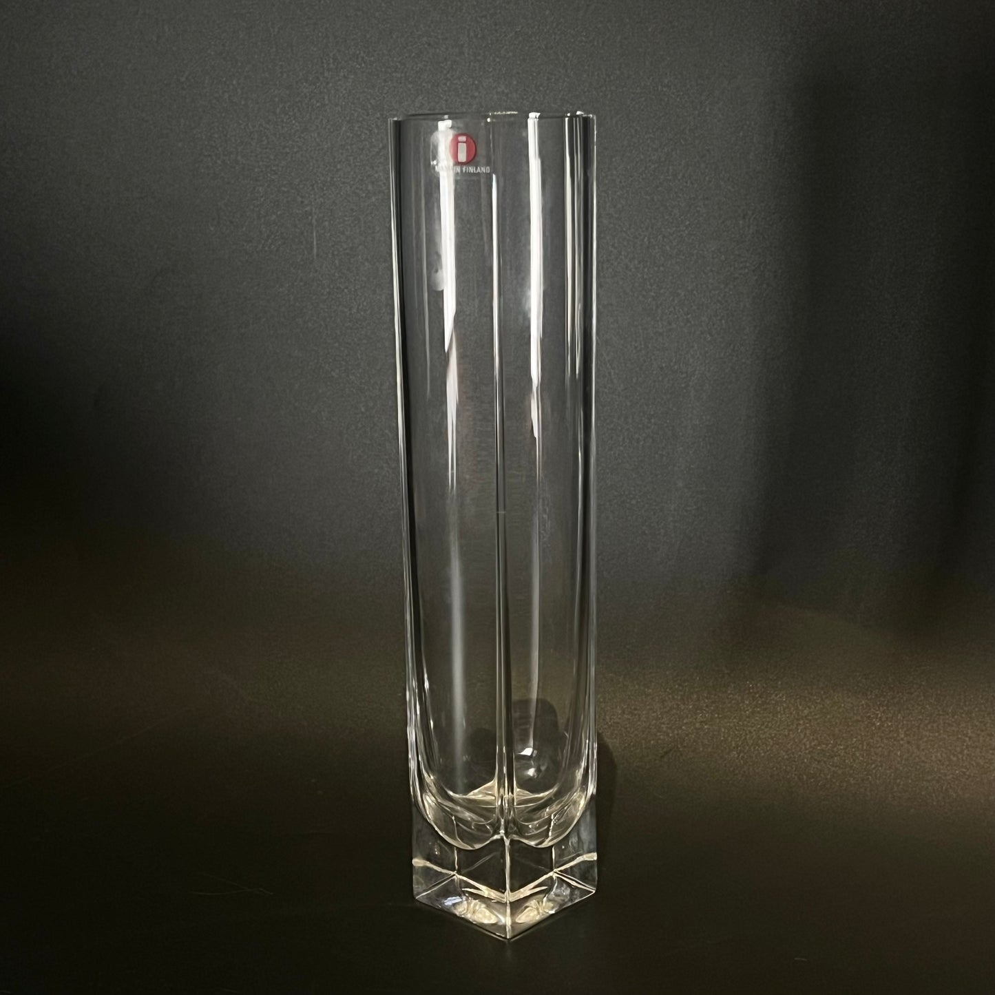 Vintage Iittala Geo Bud Vase, 8"