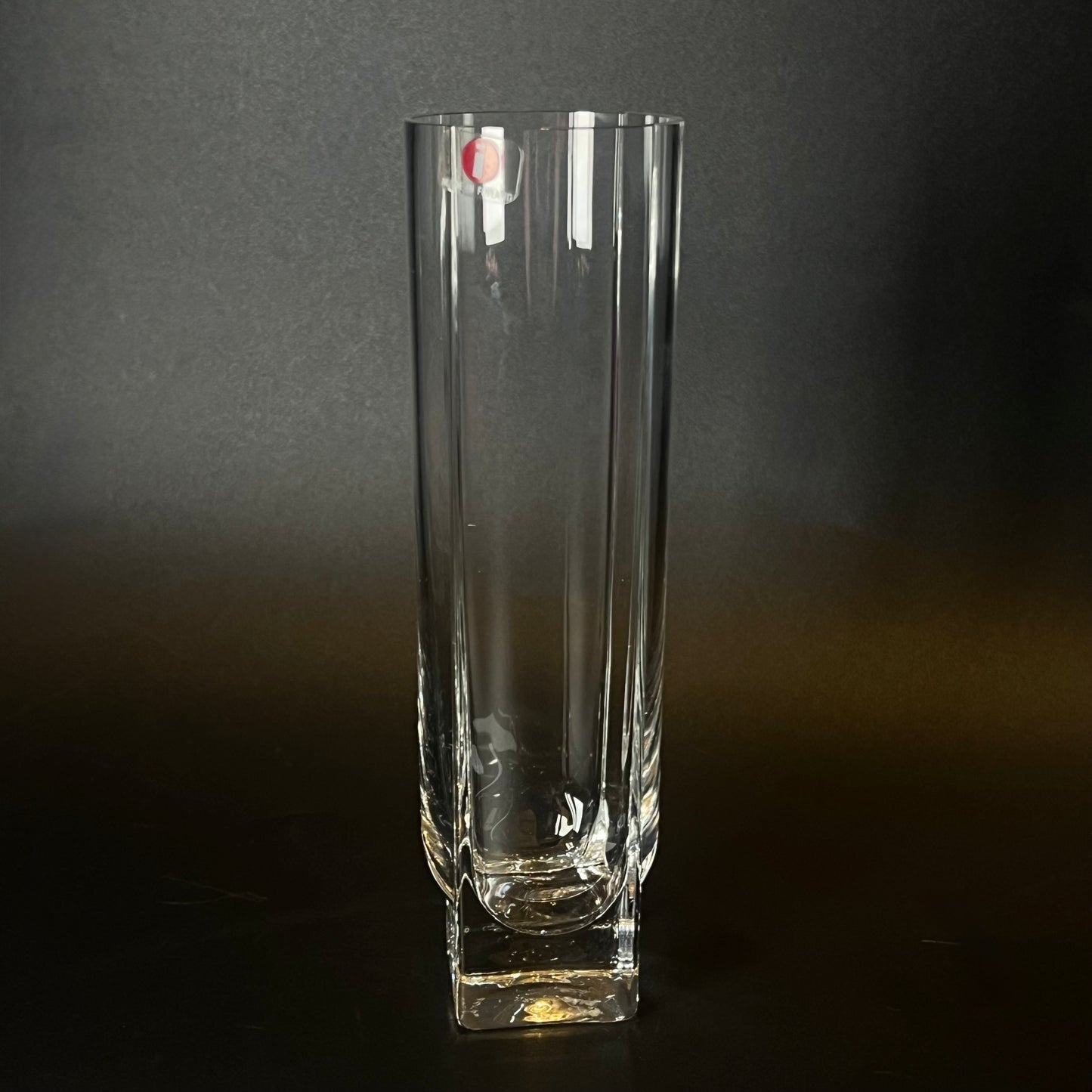 Vintage Iittala Geo Bud Vase, 6.5"