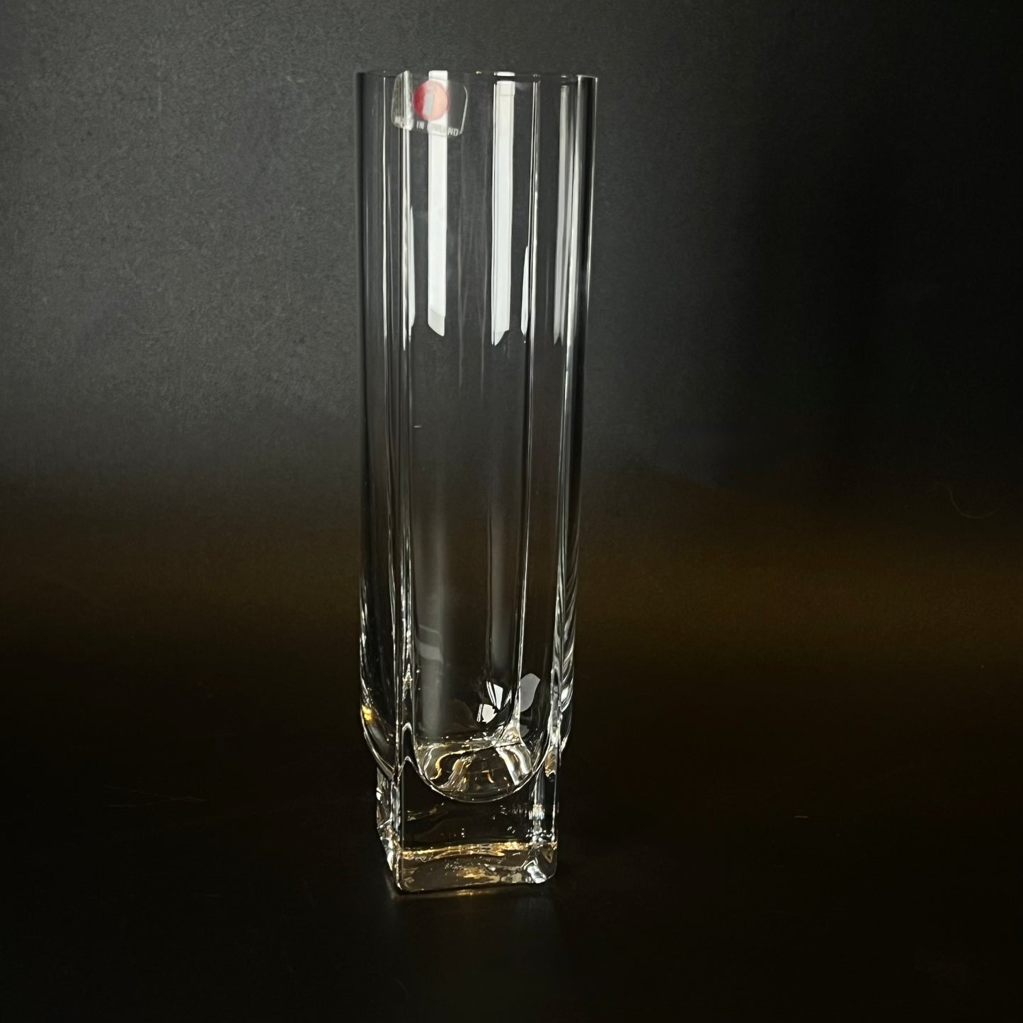 Vintage Iittala Geo Bud Vase, 6.5"