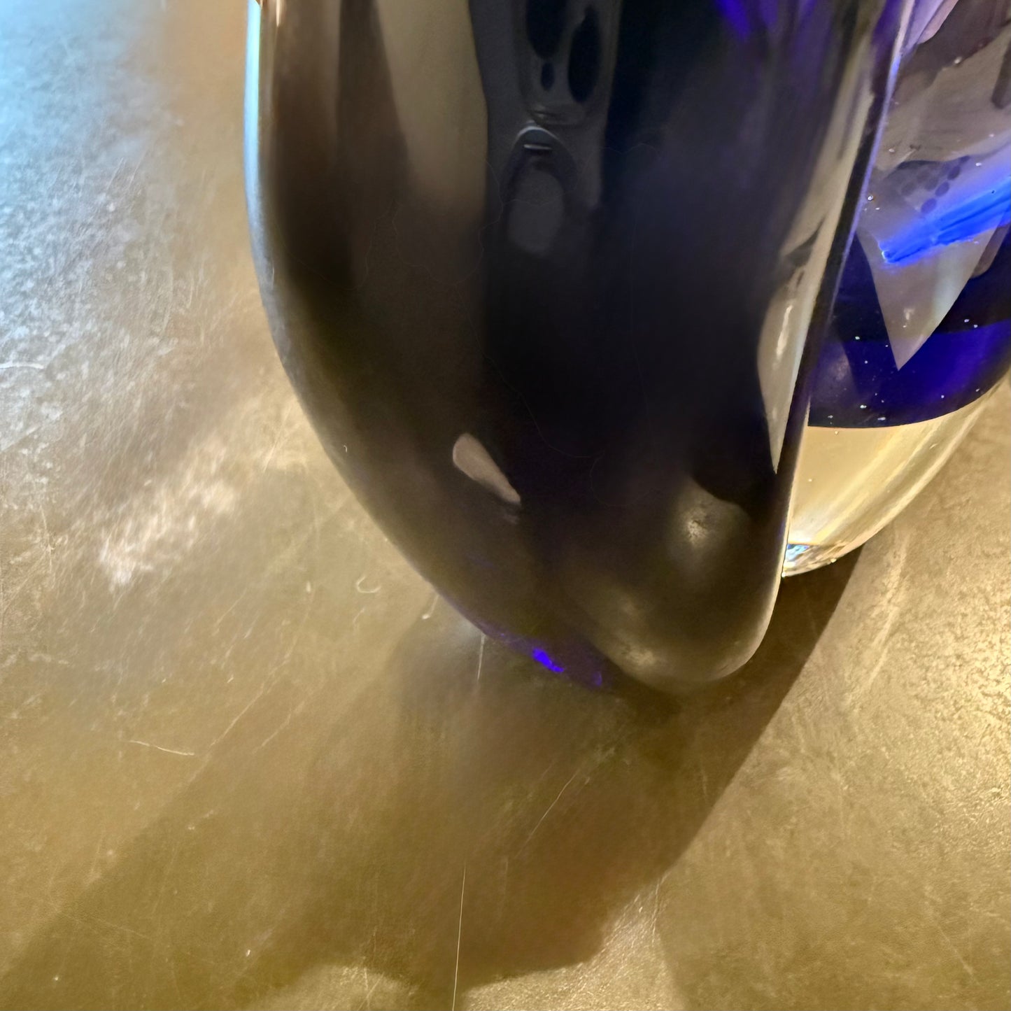 Vintage Flavio Poli Seguso Sommerso Glass Vase