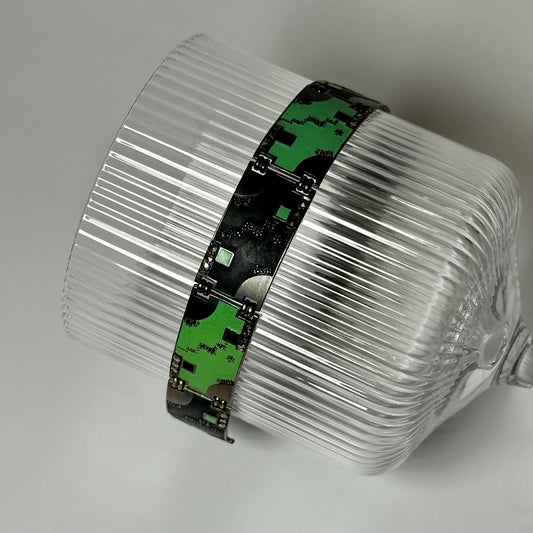 Vintage Art Deco Sterling, Enamel & Marcasite Bracelet