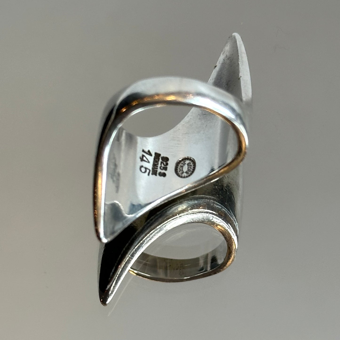 Vintage Georg Jensen Henning Koppel Modernist Ring