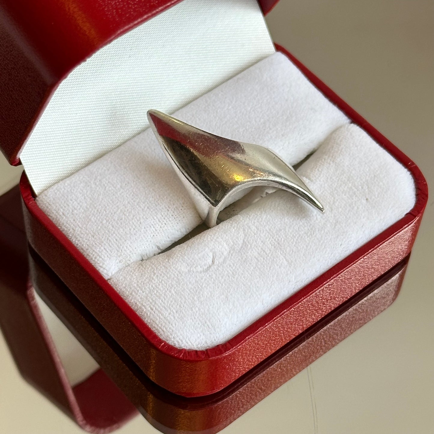 Vintage Georg Jensen Henning Koppel Modernist Ring