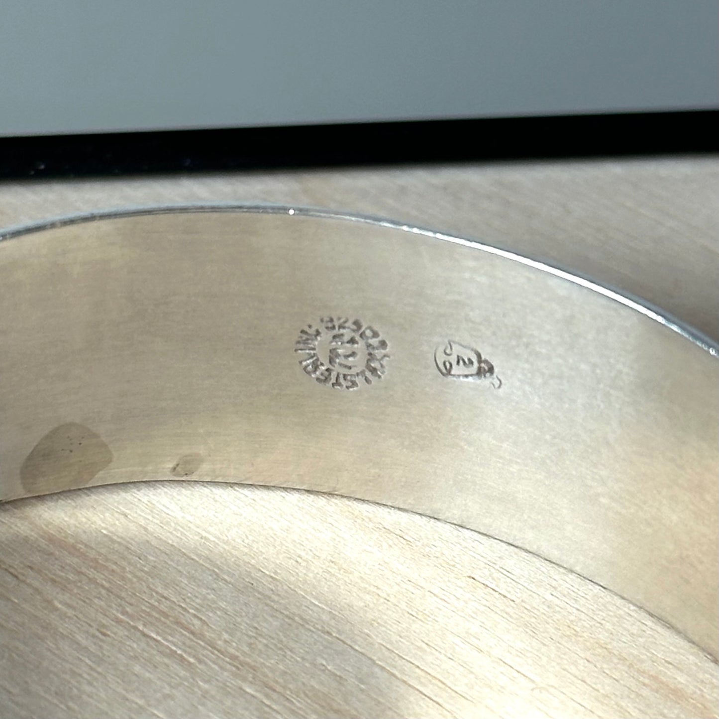 Vintage Taxco Mexican Silver Cuff Bracelet