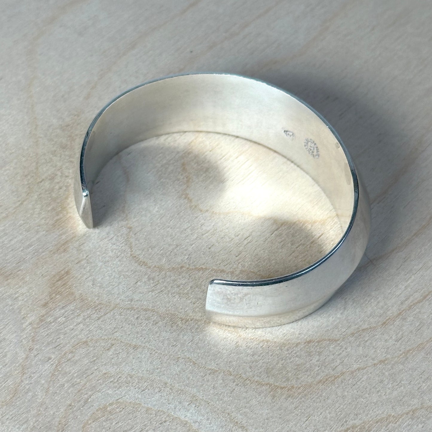 Vintage Taxco Mexican Silver Cuff Bracelet