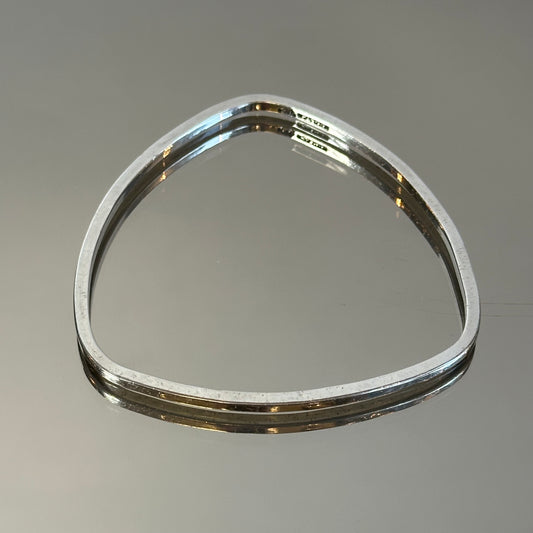 Vintage Mexican Silver Triangle Bracelet