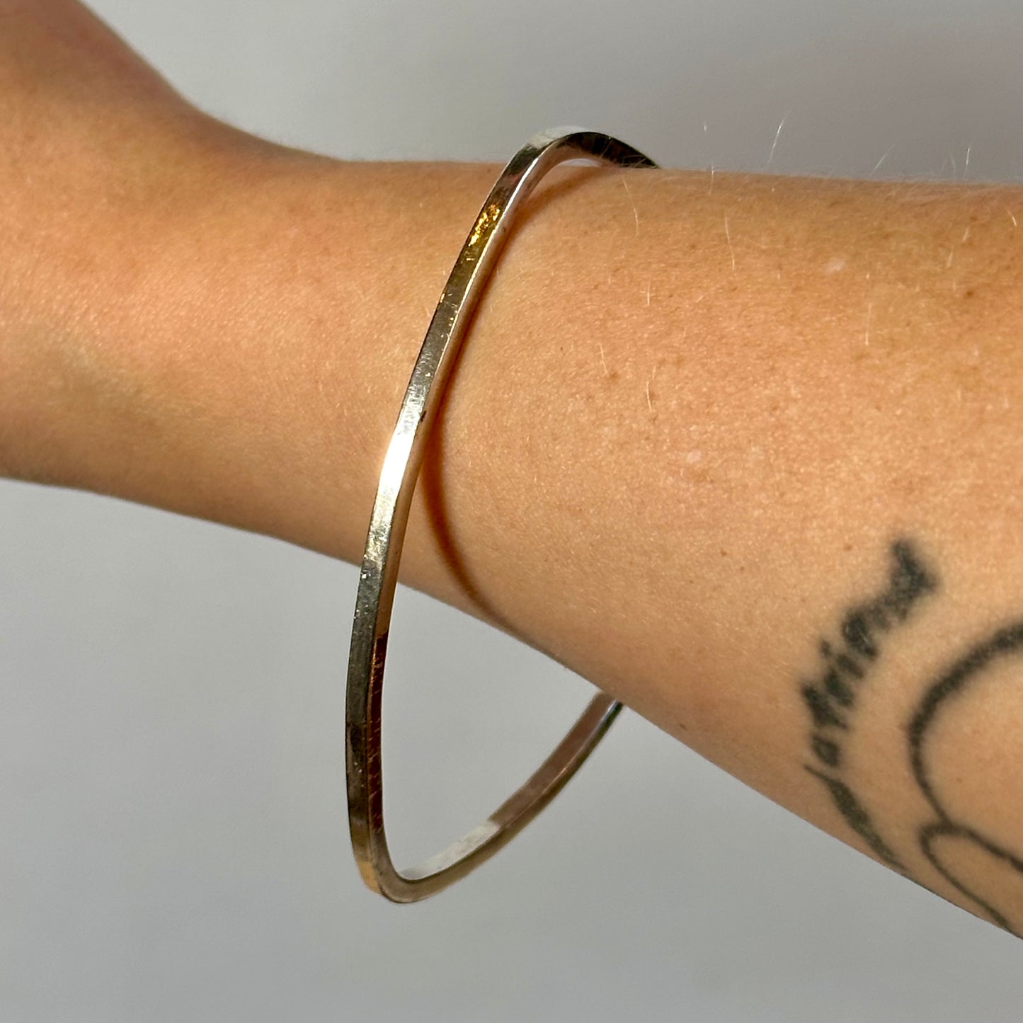 Vintage Mexican Silver Triangle Bracelet