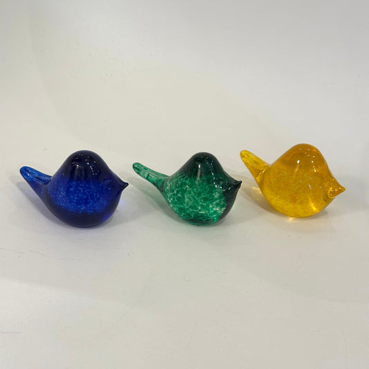 Vintage Henrietta Glass Birds