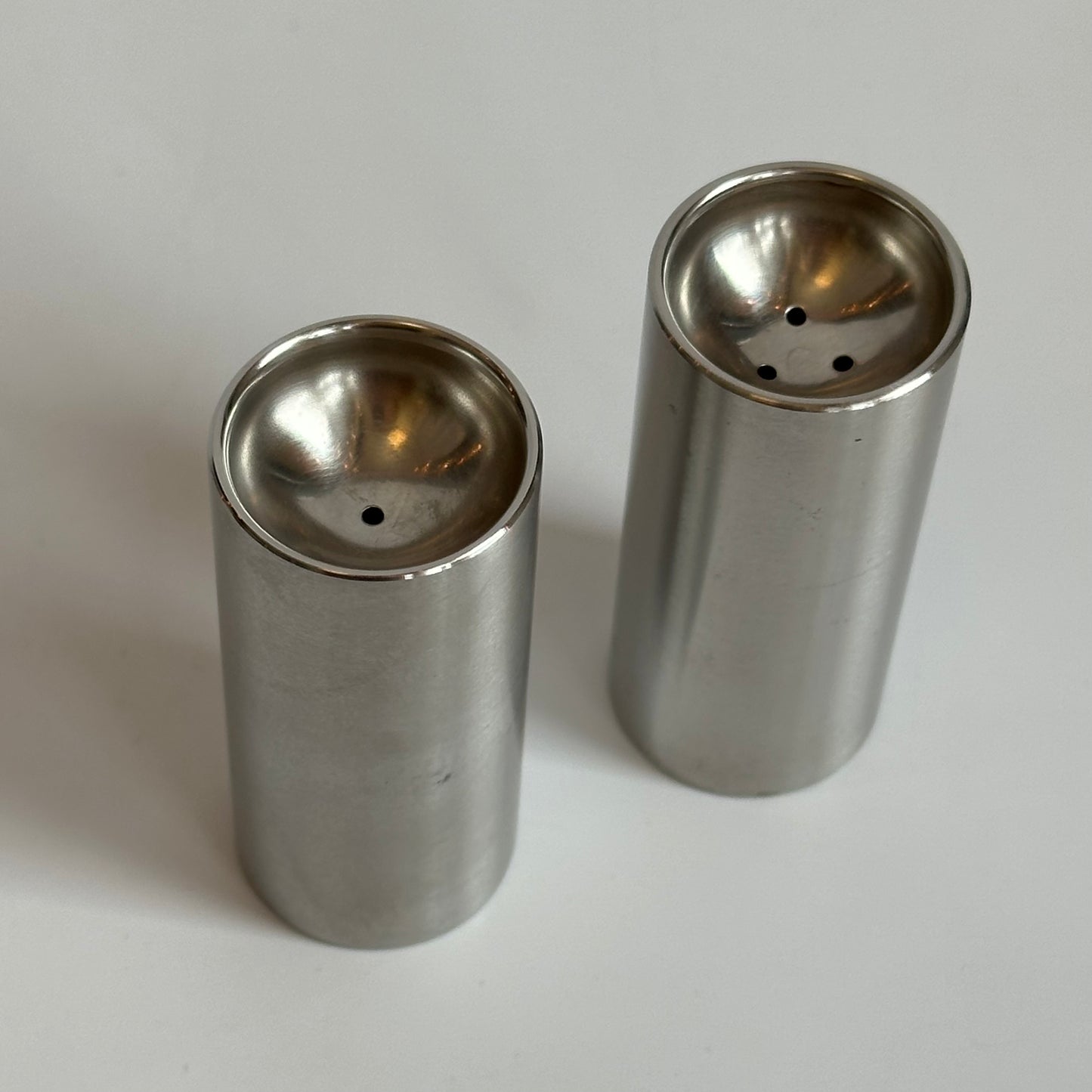 Vintage Stelton Danish Salt & Pepper Shaker Set