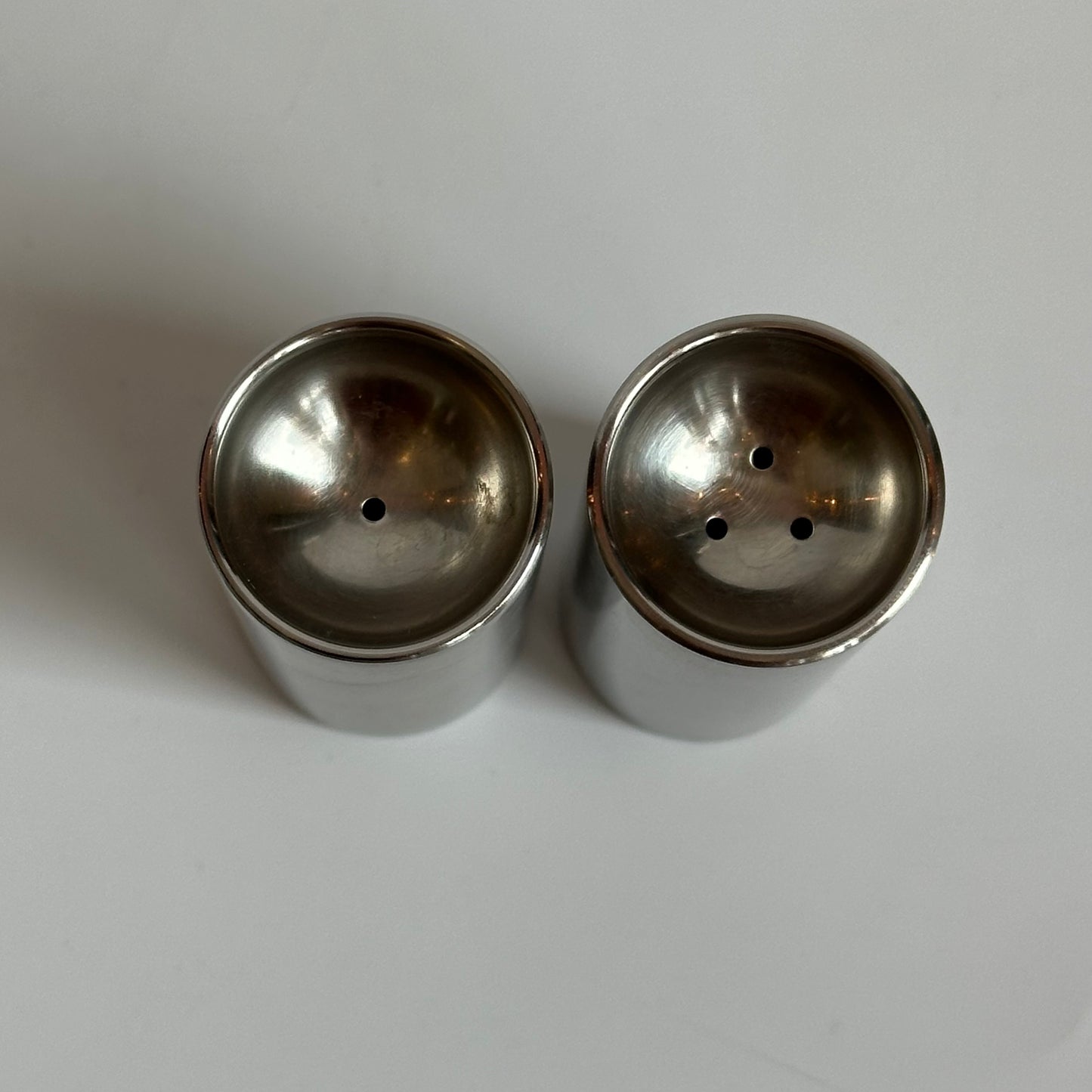 Vintage Stelton Danish Salt & Pepper Shaker Set