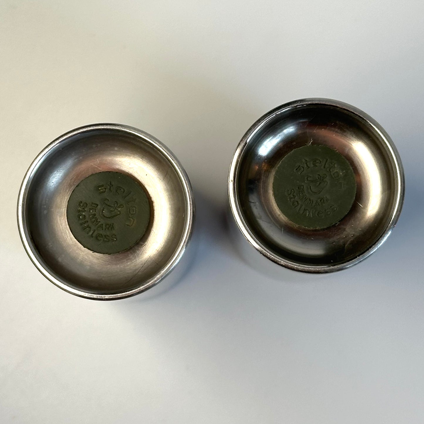 Vintage Stelton Danish Salt & Pepper Shaker Set