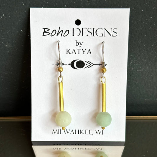 Boho Designs by Katya Earrings #30 Amazonite