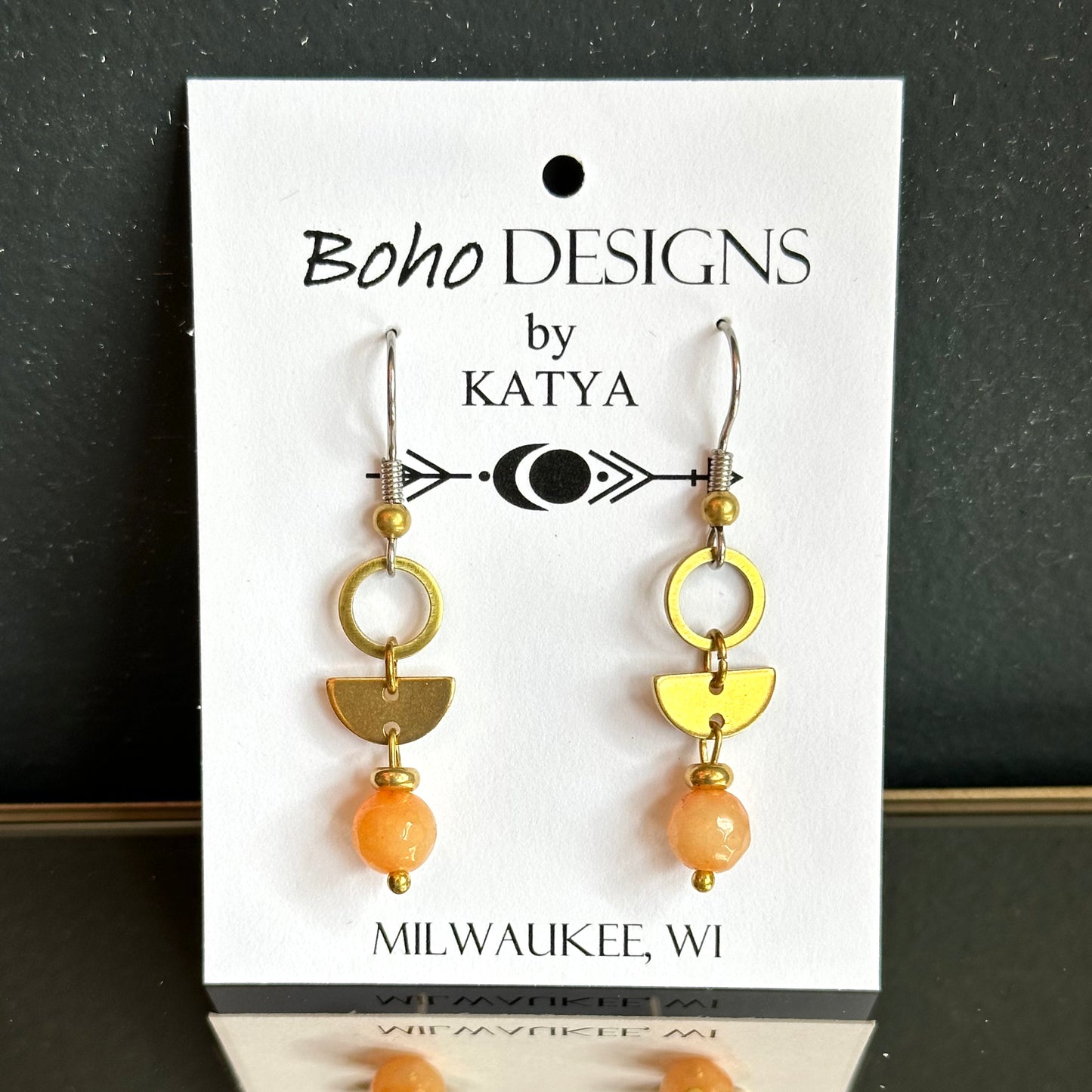 Boho Designs by Katya Earrings #29 Aventurine