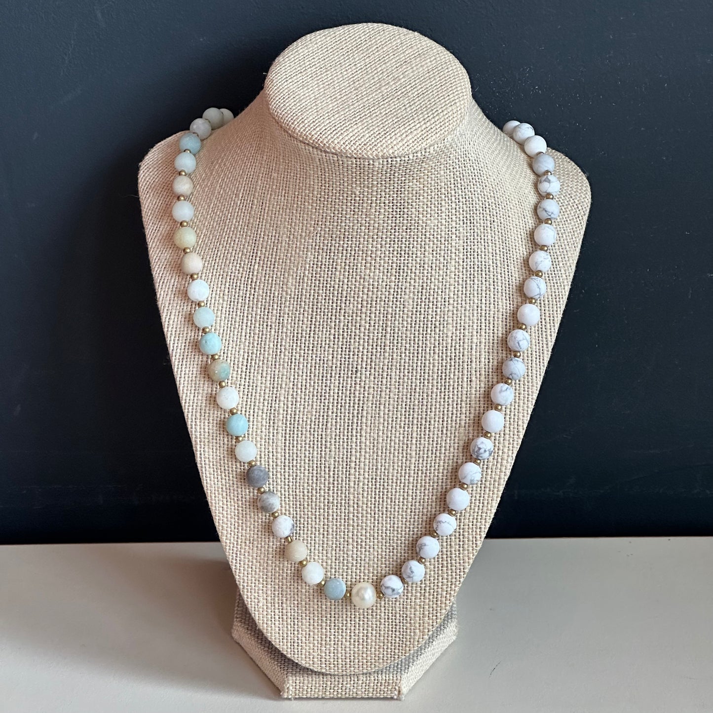 Boho Designs by Katya Amazonite Necklace Collection for Olson House