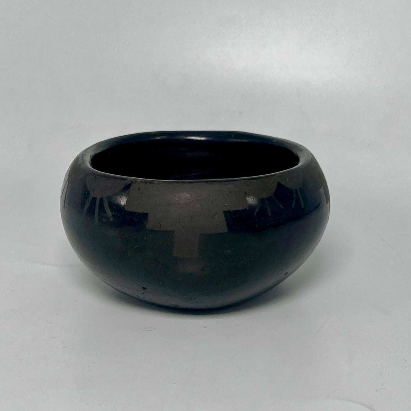 Vintage San Ildefonso Blackware Bowl