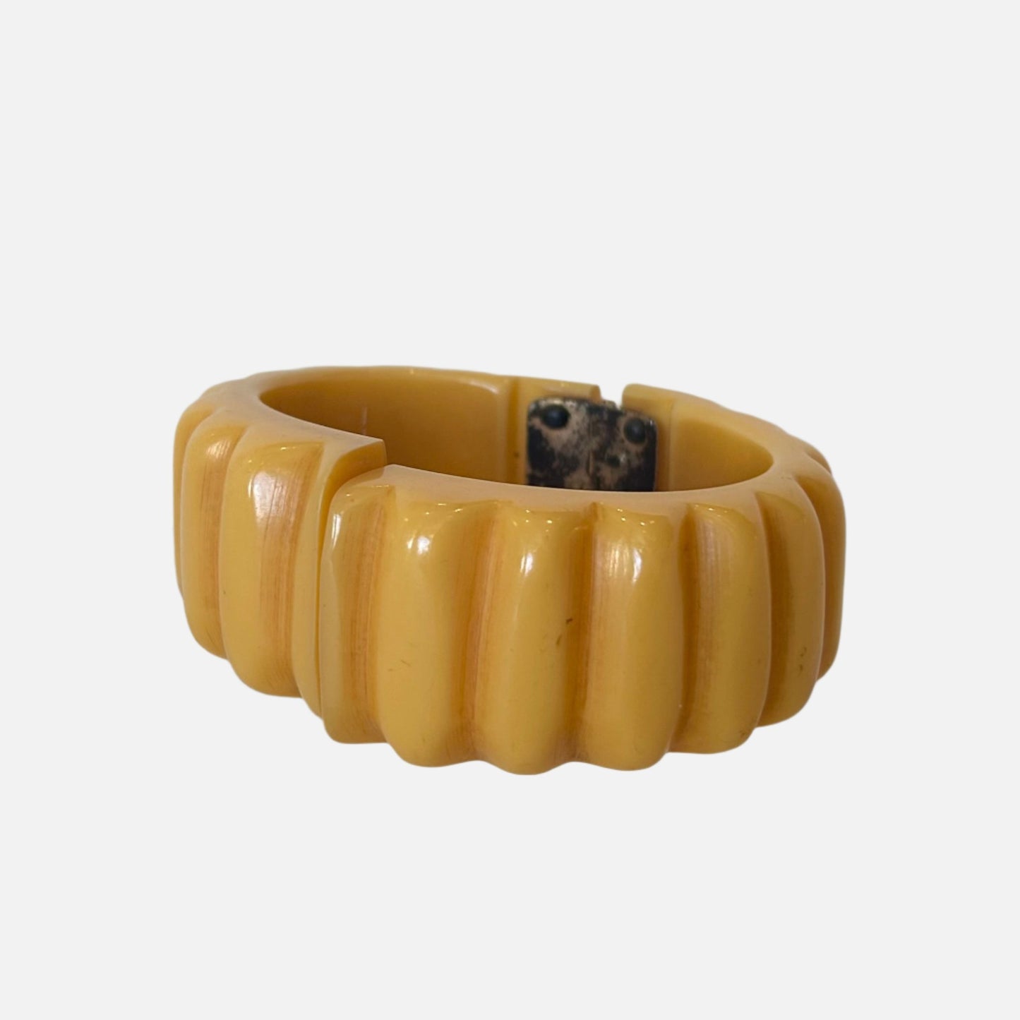 Vintage 1930s-40s Catalin "Bakelite" Clasp Bracelets