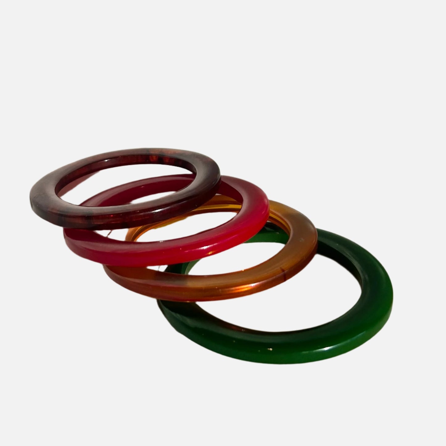 Vintage 1930s-40s Catalin "Bakelite" Bangle Bracelets