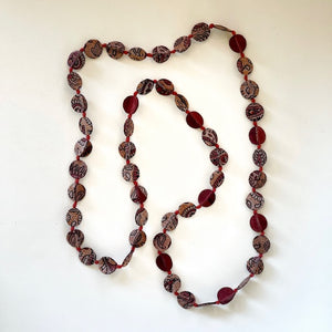 French 2000's Silk Disc Necklace (37)