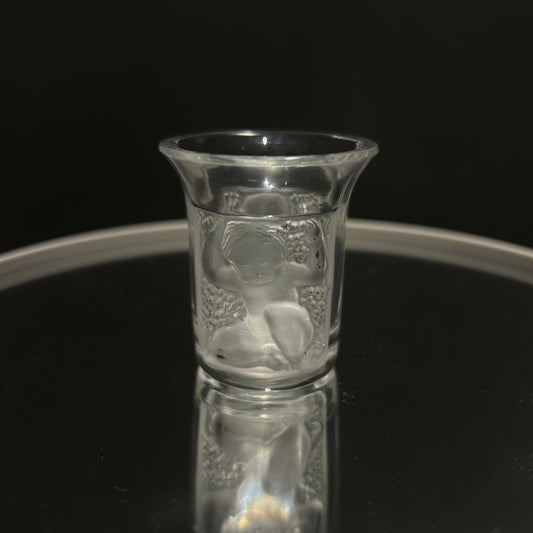 Vintage Lalique "Enfants" Crystal Shot Glasses