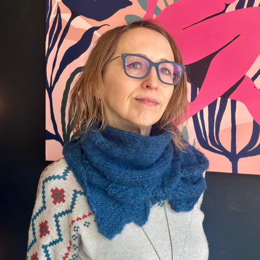 Percy Knits Scalloped Shawl