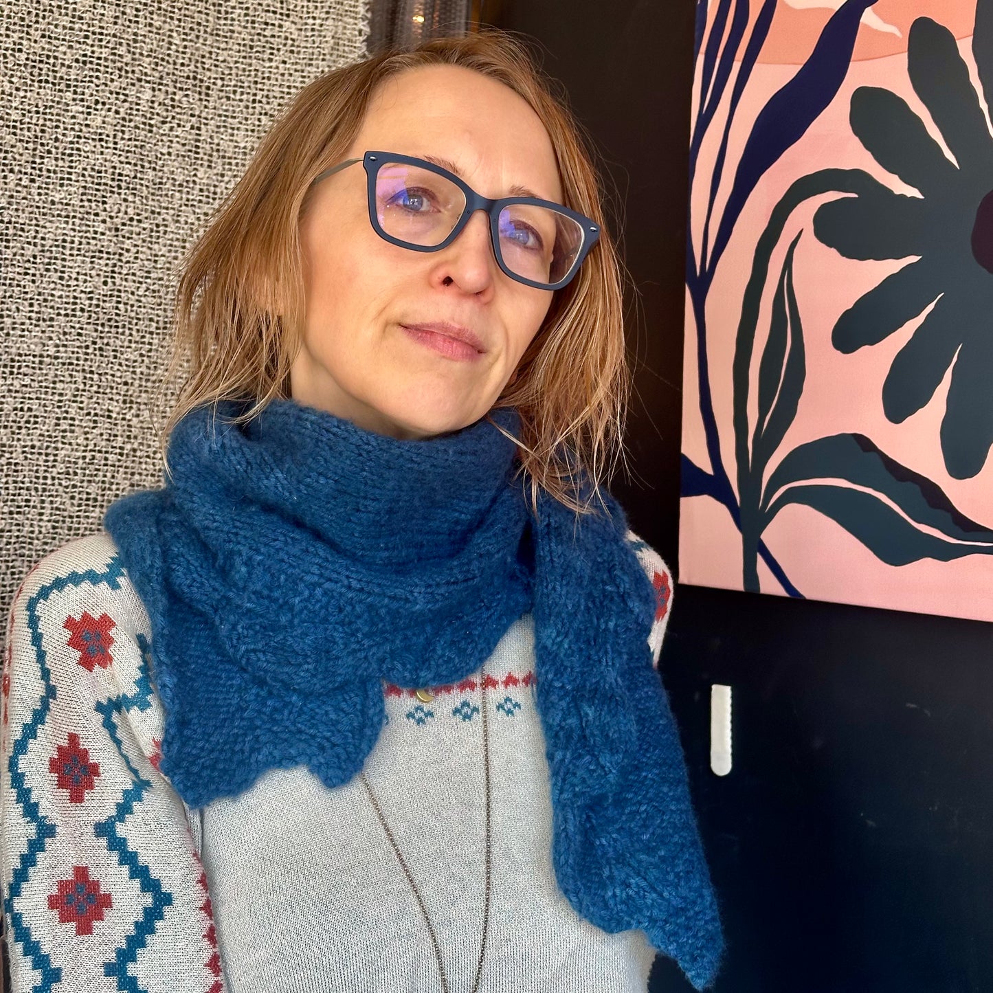 Percy Knits Scalloped Shawl